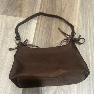 SOLD! Brown Satin Purse